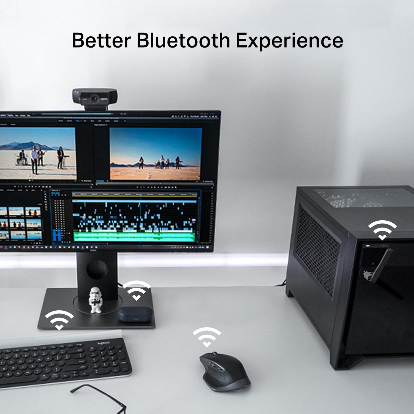 TP-Link USB Bluetooth Adapter for PC, Bluetooth 5.3 Dongle (UB500 Plus) - Long Range, Adjustable Antenna, Supports Windows 11/10/8.1/7 for Desktop, Laptop, Mouse, Keyboard, and More. 🍁 All In One Marketplace Canada