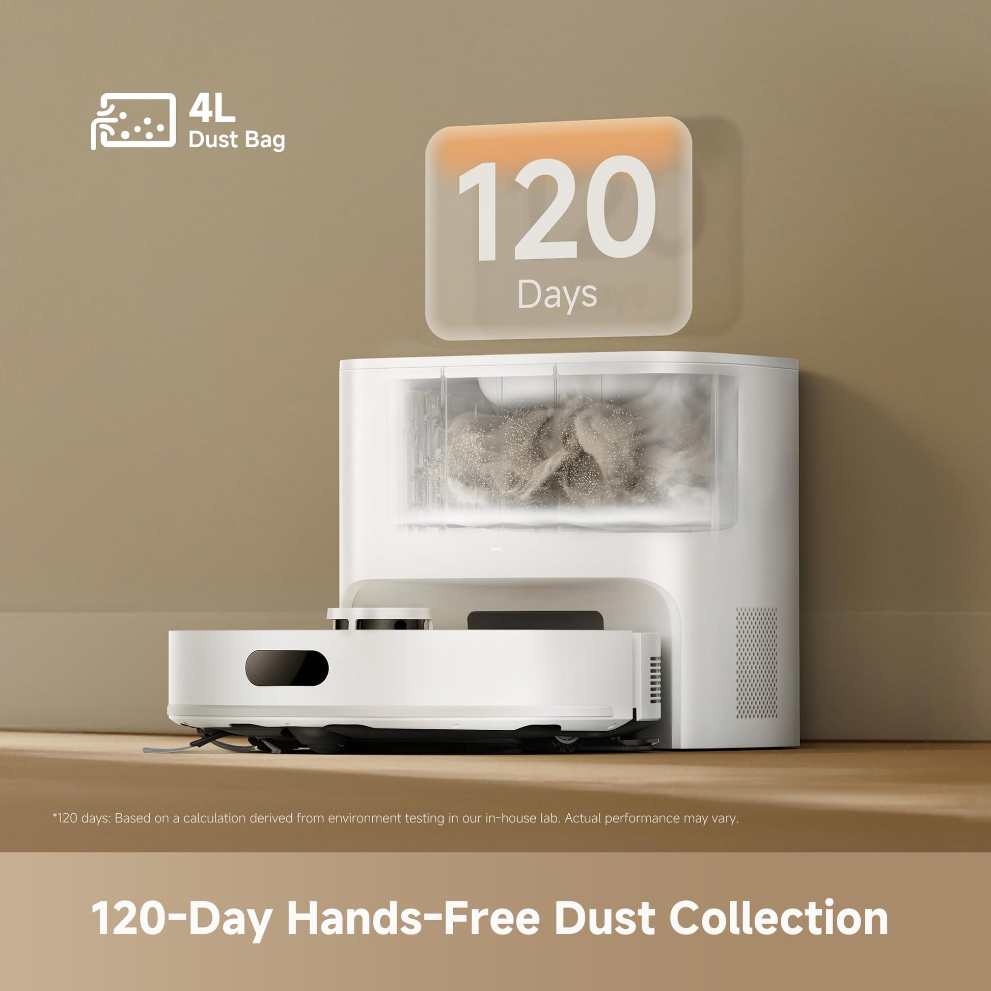 DREAME D20 Air Plus Robot Vacuums and mop, 20,000Pa Suction, Self-Emptying dreame