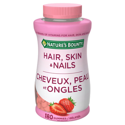 NATURE'S BOUNTY Hair, Skin & Nails, Helps Maintain Health of Hair, Skin & Nails, 450 g - Available at All In One Marketplace Canada