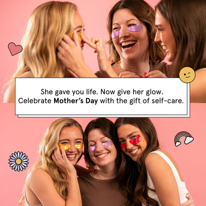 grace and stella Eye Patches with Caffeine - Under Eye Patches for Puffy Eyes - Revitalizing Under Eye Mask - Eye Pads with Niacinamide & Hyaluronic Acid - Vegan Eye Mask Skincare, 24 Pairs - Available at All In One Marketplace Canada