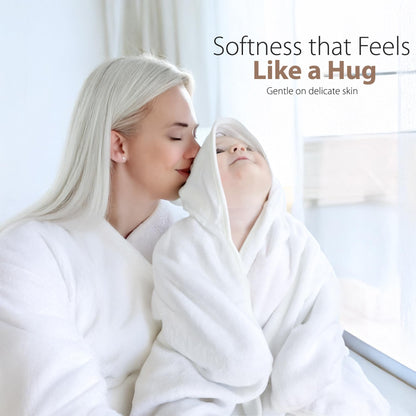 Premium Ultra Soft Organic Bamboo Baby Hooded Towel with Unique Design – Hypoallergenic Baby Towels for Infant and Toddler – Suitable as Baby Gifts