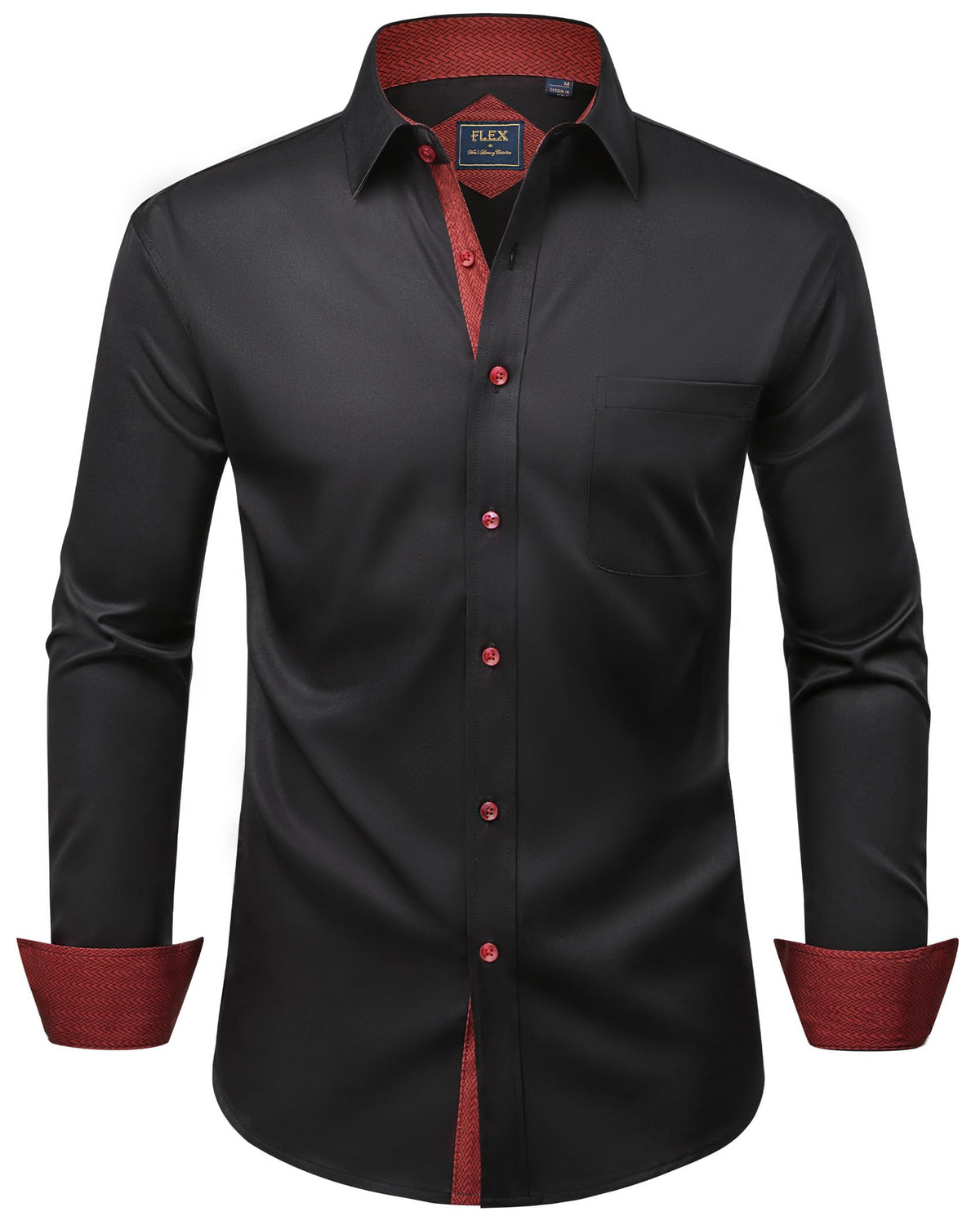 Mens Long Sleeve Dress Shirts Wrinkle Free Casual Button Down Shirts Large 🍁 All In One Marketplace Canada