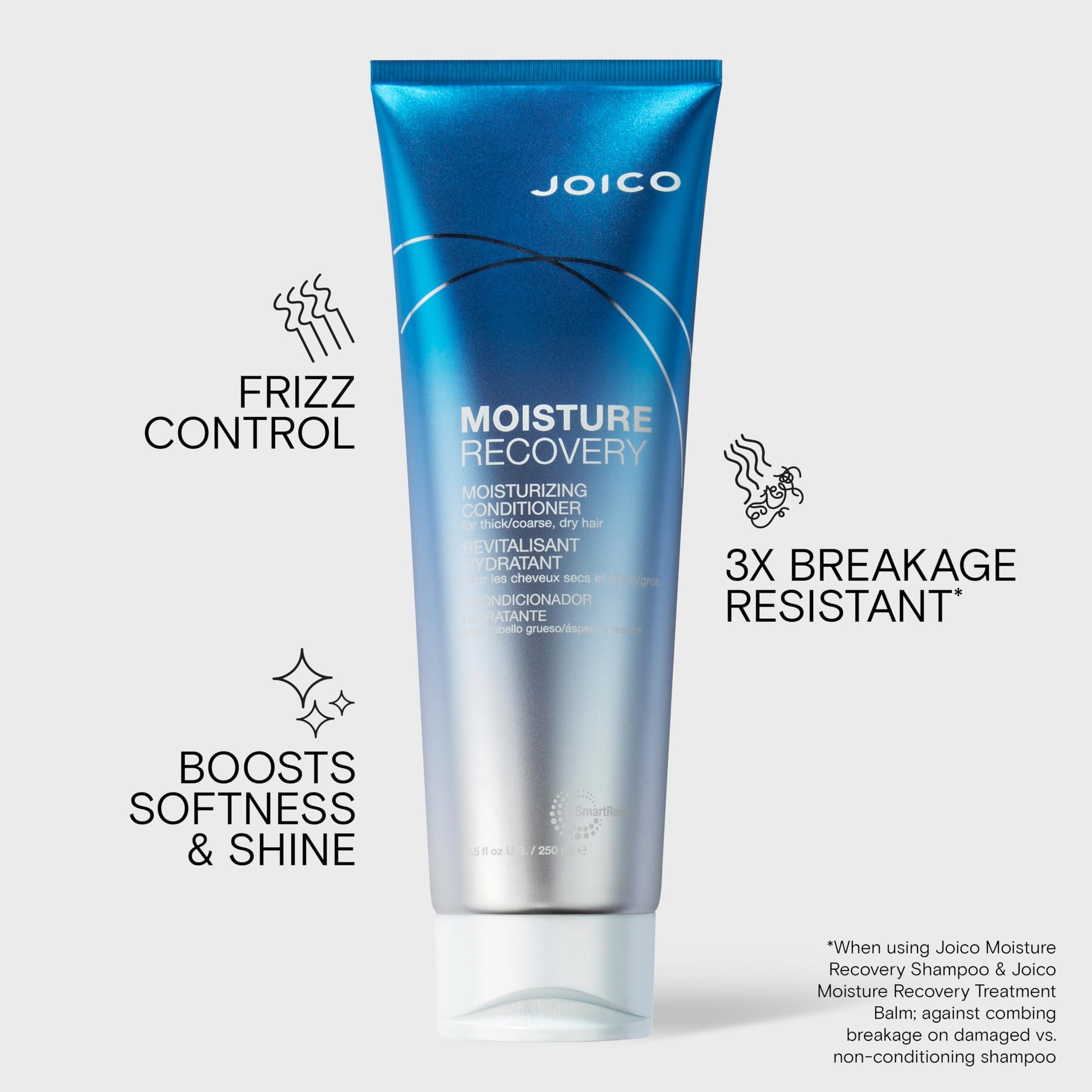 Joico Moisture Recovery Conditioner for Thick Coarse Hair, Moisturizing and Conditioning for Dry Damaged Hair with Keratin - Available at All In One Marketplace Canada