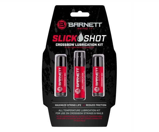 Barnett Slickshot Crossbow Lubrication Kit - Rail Lube and String Wax for Crossbow Maintenance
