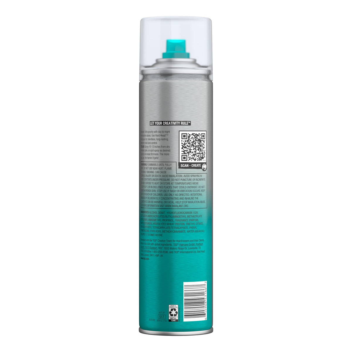 Bed Head By TIGI Hard Head Hairspray Aero, 385 Milliliters Clear (Pack of 1)