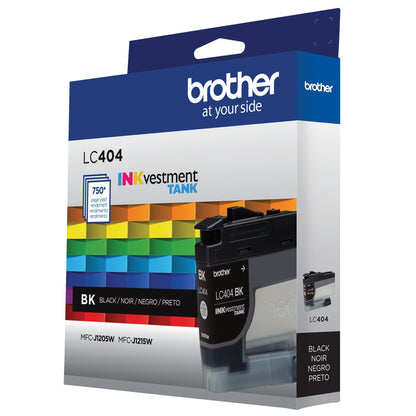 Brother Genuine LC404BKS Standard Yield Black Ink Cartridge, Original Ink Replacement Cartridge, Ink for Brother Inkjet Printer MFC-J1205W Brother