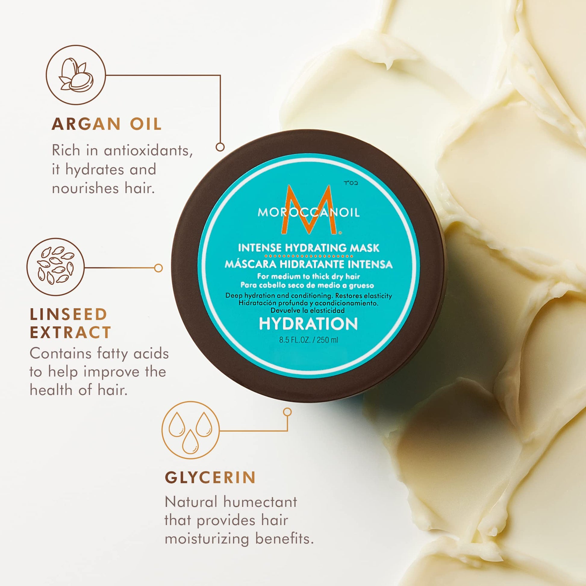 Moroccanoil Intense Hydrating Mask, 8.5 Fl. Oz. Moroccanoil