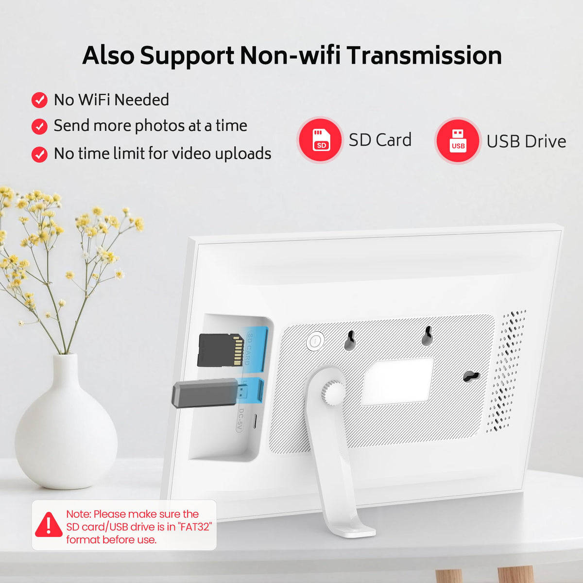 Frameo 10.1" Digital Picture Frame, 32GB Memory WiFi Electronic Photo Frame 🍁 All In One Marketplace Canada