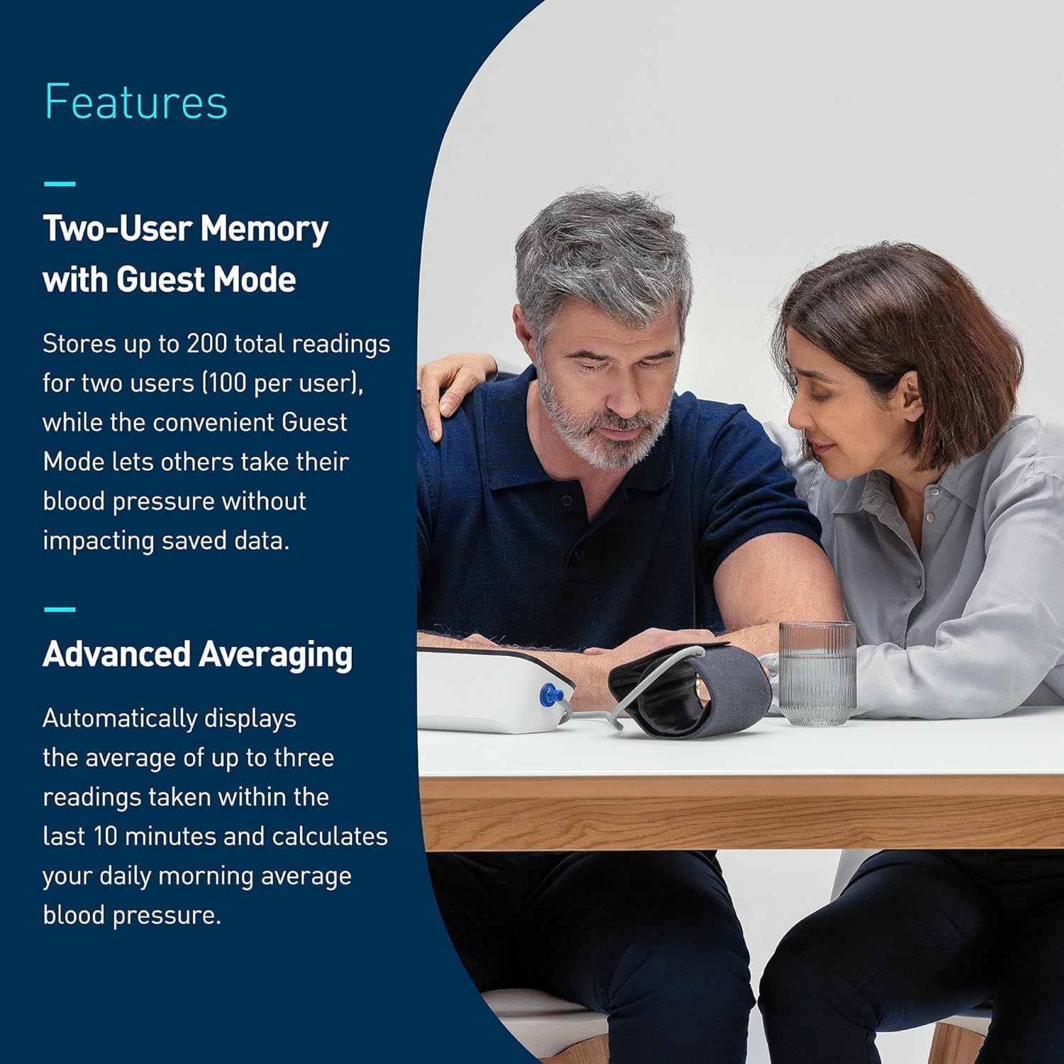 OMRON Platinum Upper Arm Blood Pressure Monitor - Clinically Validated Blood Pressure Arm Cuff - Use OMRON Connect App for Unlimited Measurements - Available at All In One Marketplace Canada