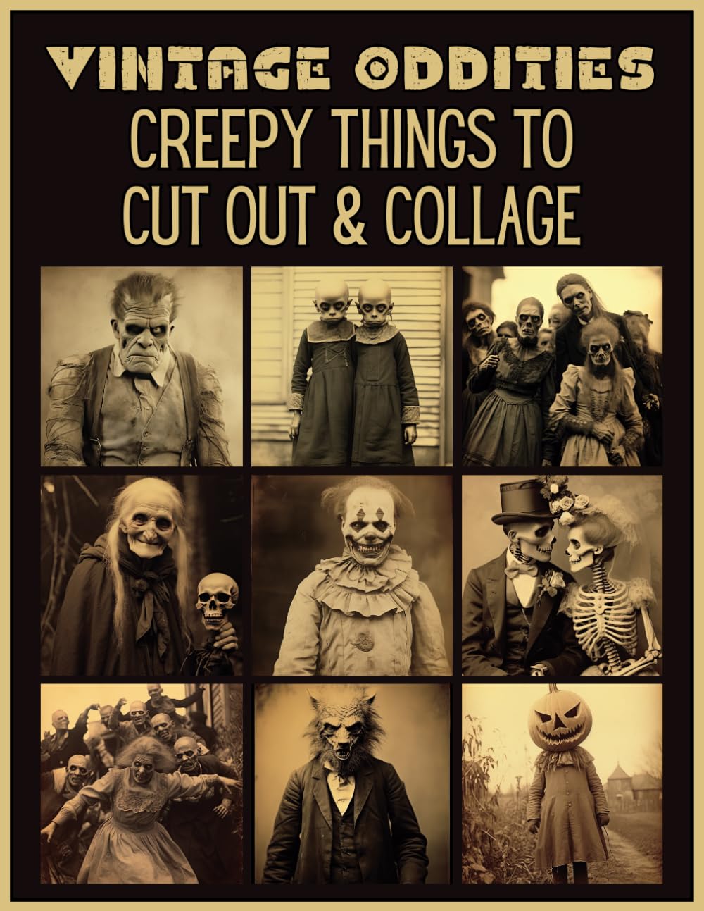 Vintage Oddities : Creepy Things to Cut Out and Collage: Victorian Halloween Ephemera for Junk Journals, Scrapbooking, Mixed Media and Paper Crafts