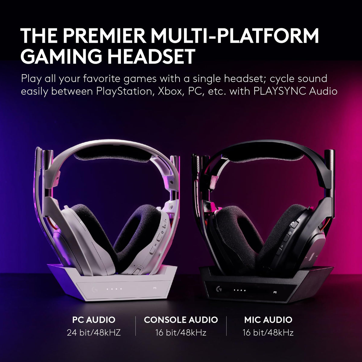 Logitech G Astro A50 Multi-Platform Wireless Gaming Headset - Black