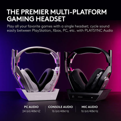 Logitech G Astro A50 Multi-Platform Wireless Gaming Headset - Black