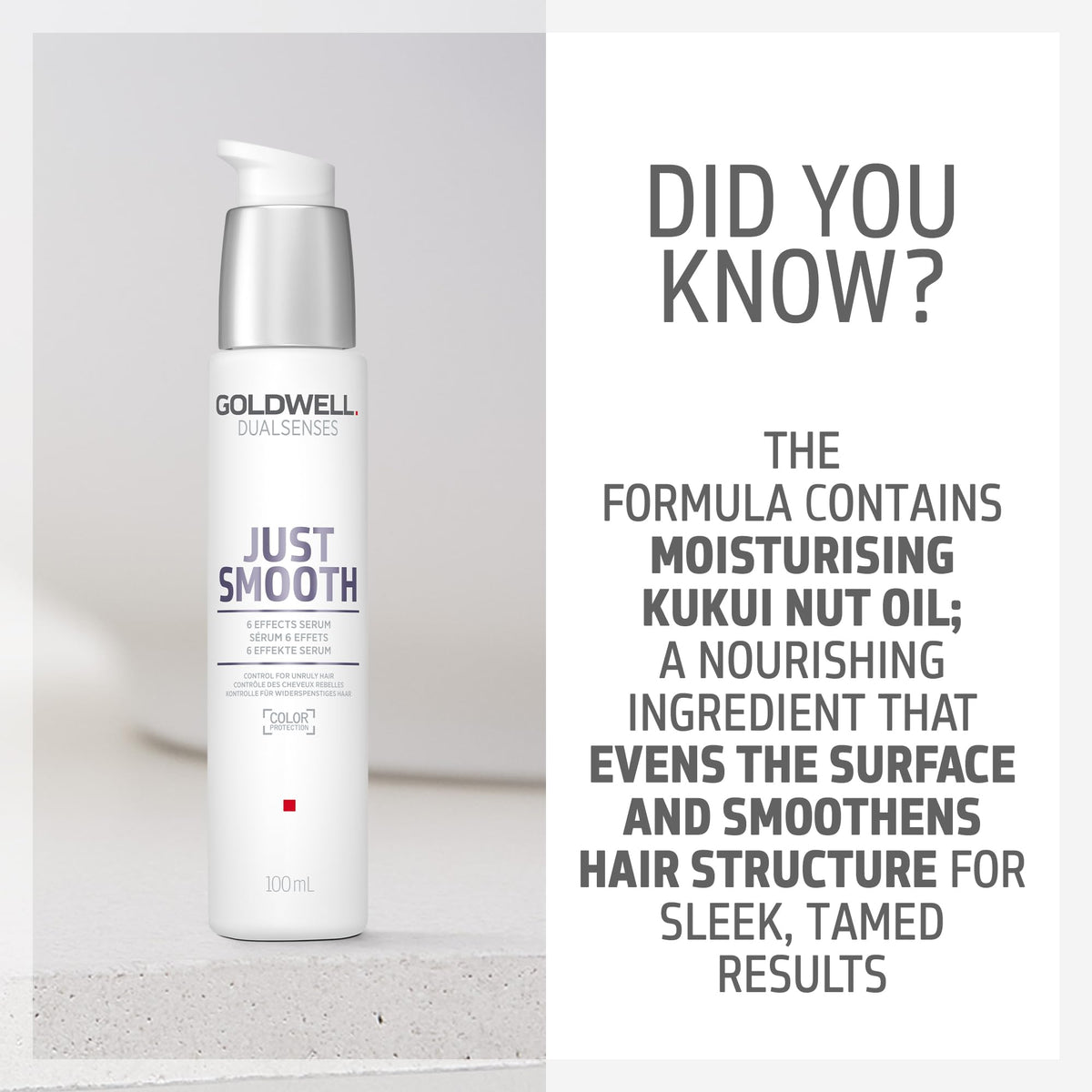 Goldwell Dualsenses Just Smooth Taming 6 Effects Serum, 100 ml