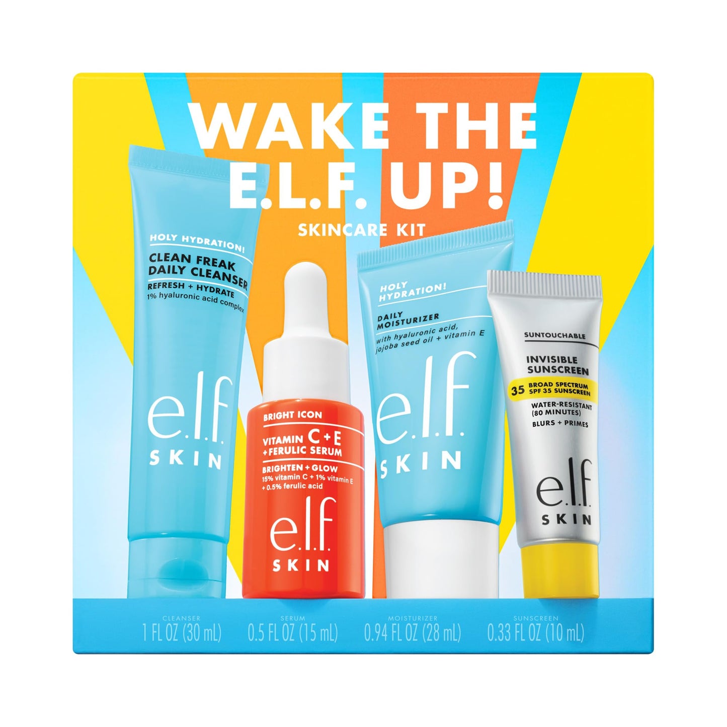 e.l.f. SKIN Wake the e.l.f. Up Skincare Kit e.l.f.