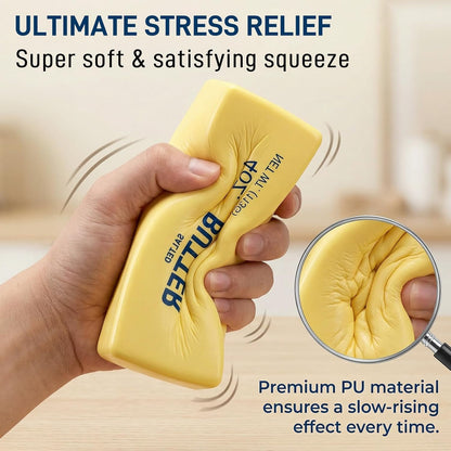 2PCS Butter Squeeze Stress Balls, Butter Stick Stress Relief Slow Rising Fun for Adults Anxiety Relief Party Favors