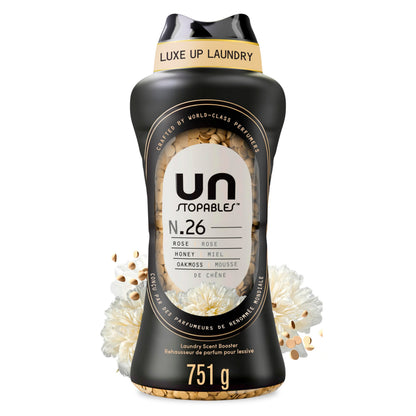 Downy Unstopables Unlimited Collection In-Wash Laundry Scent Booster Beads, No. 26, Fine Fragrance, Long-Lasting Fresh Scent Beads, 751 g