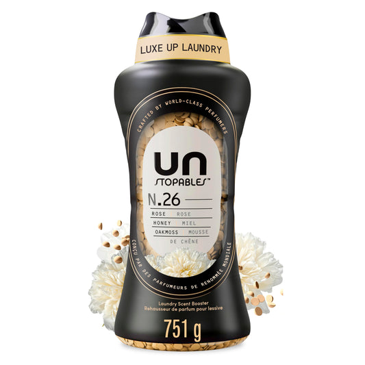 Downy Unstopables Unlimited Collection In-Wash Laundry Scent Booster Beads, No. 26, Fine Fragrance, Long-Lasting Fresh Scent Beads, 751 g