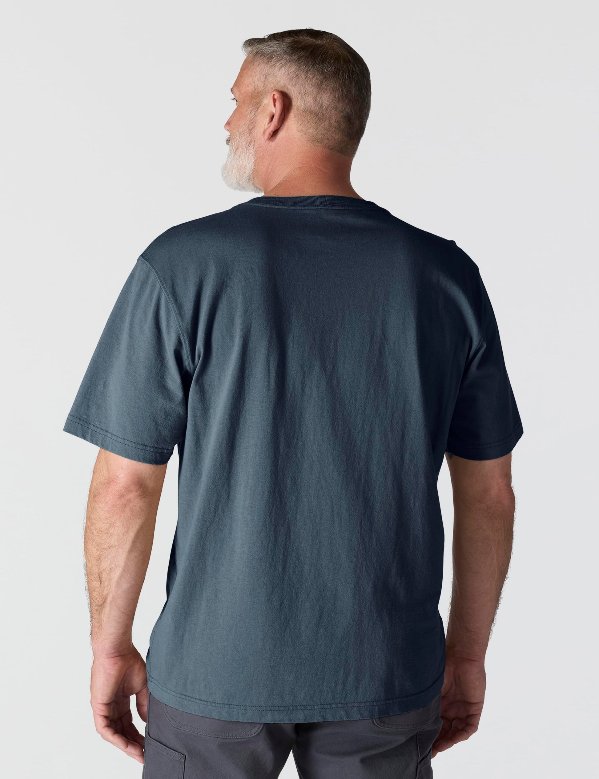 Carhartt Men's K87 Workwear Pocket Short Sleeve T-Shirt (Regular and Big & Tall Sizes), Bluestone, Large