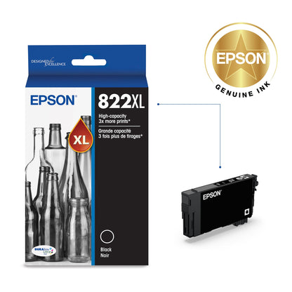 Epson 822XL Genuine High Capacity Black Ink Cartridge T822XL120 Epson
