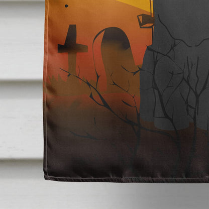 Caroline's Treasures BB4292CHF Halloween Black Russian Terrier Flag Canvas House Size, Large, Multicolor