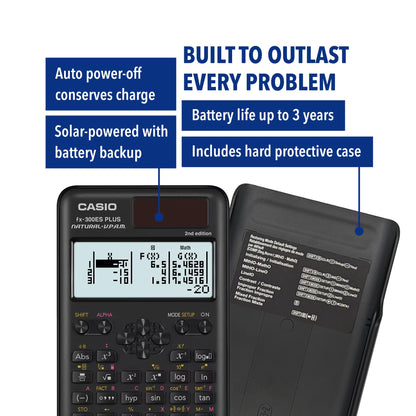 Casio FX-300ESPLUS2 with Authenticity verification (FX-300ESPLS2-S-CT)