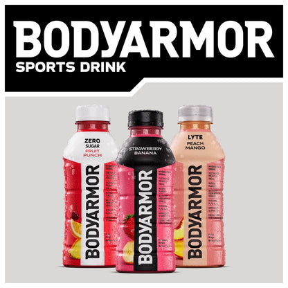 BODYARMOR Lyte Dragonfruit Berry, 473 mL Bottles (12 Pack) – Low-Calorie Sports Hydration Drink with Coconut Water, Potassium-Packed Electrolytes and Antioxidant Vitamins - Available at All In One Marketplace Canada