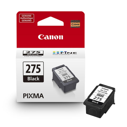 Canon Genuine Ink Cartridges PG-275 Black (1 Count), Original Canon Printer Ink for PIXMA TR4720 / TS3720 / TS3520 Series Printers