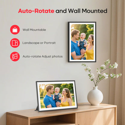 Frameo 10.1" Digital Picture Frame 32GB Storage WiFi Electronic Photo Frame 🍁 All In One Marketplace Canada