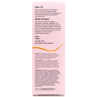 grace & stella Vitain C Serum (50ml /1.7 fl oz) - Brightening Vitamin C Face Serum with Hyaluronic Acid - To Reduce Dullness & Dark Spots - Vegan Skincare - Available at All In One Marketplace Canada