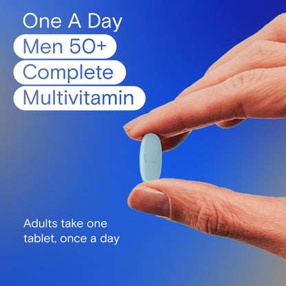 One A Day Multivitamin For Men 50 Plus-Daily Vitamins For Men With Vitamins A, B, C, D, E, Calcium, Selenium, Magnesium And Zinc To Support Immune, Bone, Heart And Eye Health, And Energy, 250 Tablets ONE A DAY