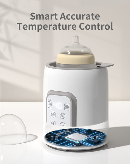 Bottle Warmer, GROWNSY 8-in-1 Fast Baby bottle Warmer with Timer LCD Display Accurate Temperature Control for Breastmilk or Formula - Available at All In One Marketplace Canada