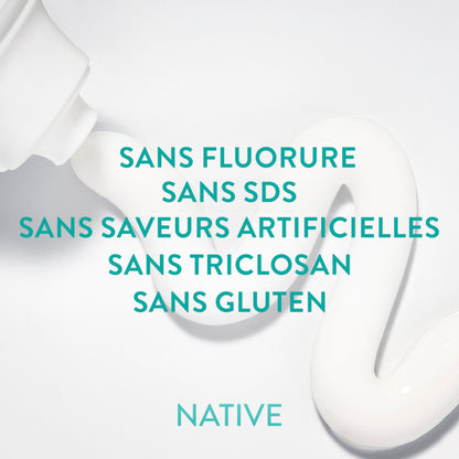 Native Fluoride Free Toothpaste, Peppermint Flavor, 90mL 3 Pack 🍁 All In One Marketplace Canada