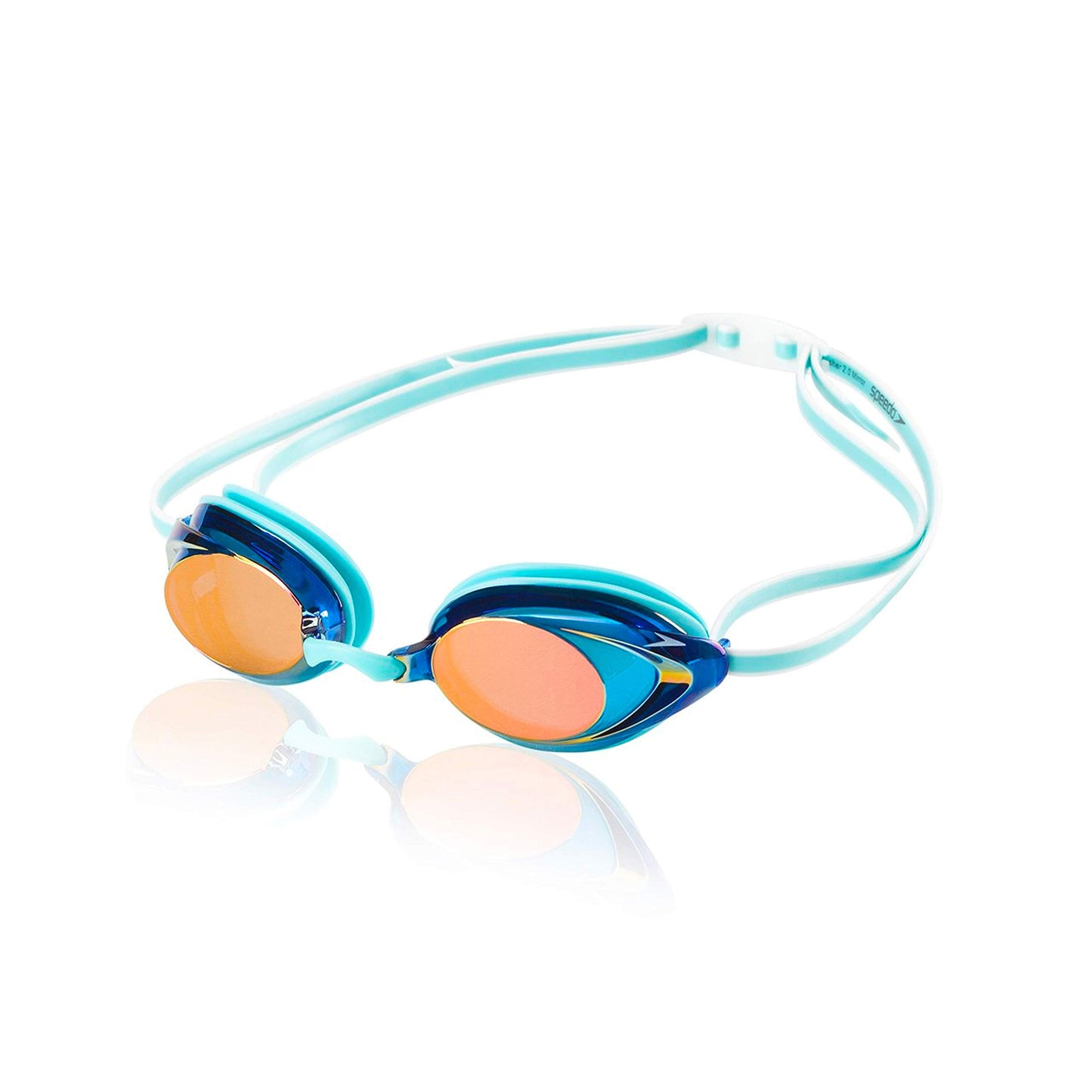 Speedo Women's Swim Goggles Mirrored Vanquisher 2.0 - Aqua, One Size 🍁 All In One Marketplace Canada