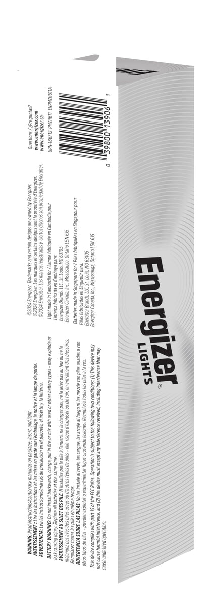 ENERGIZER LED Flashlight Vision PRO, Ultra Bright 1000+ Lumens, IPX4 Water Resistant, Aircraft-Grade Aluminum LED Light, Rugged Metal Flash Light for Outdoors, Emergency Power Outage, Black Energizer