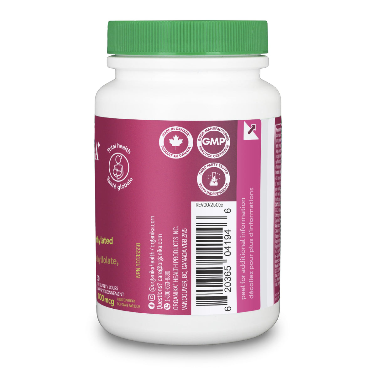 Organika Essential Prenatal – Vegetarian Prenatal Multivitamin for Baby & Mom – Complete Nutrition with Methylated Folate, Iron, Choline, Vitamin D & Calcium – Supports Pregnancy, Postpartum Health