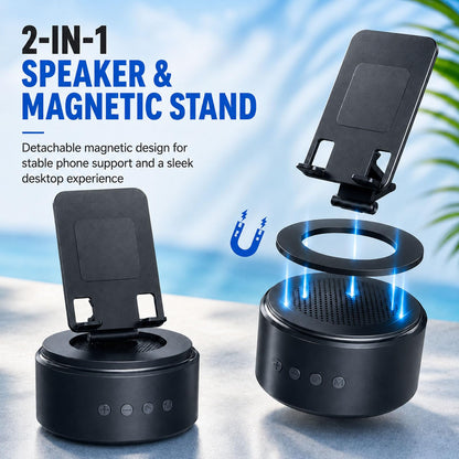 ZAPUVO Gifts for Men Dad, Bluetooth Speaker with Phone Stand, Christmas Anniversary for Men - Birthday Gifts for Him Husband Boyfriend, Wireless Speaker Phone Holder for Home Office Desk Use - Available at All In One Marketplace Canada