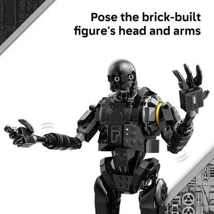 LEGO Star Wars: Andor K-2SO Security Droid - Building Toy for Kids, Ages 10+ - Makes a Great Gift for Boys and Girls - Model Kit and Room Decor Idea for Sci-Fi Adventure Fans - 75434 LEGO