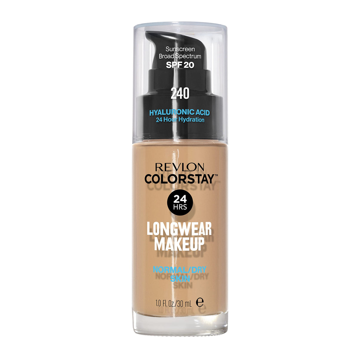 Revlon Colorstay Longwear Makeup Normal/Dry, 240 Medium Beige, 1 fl oz