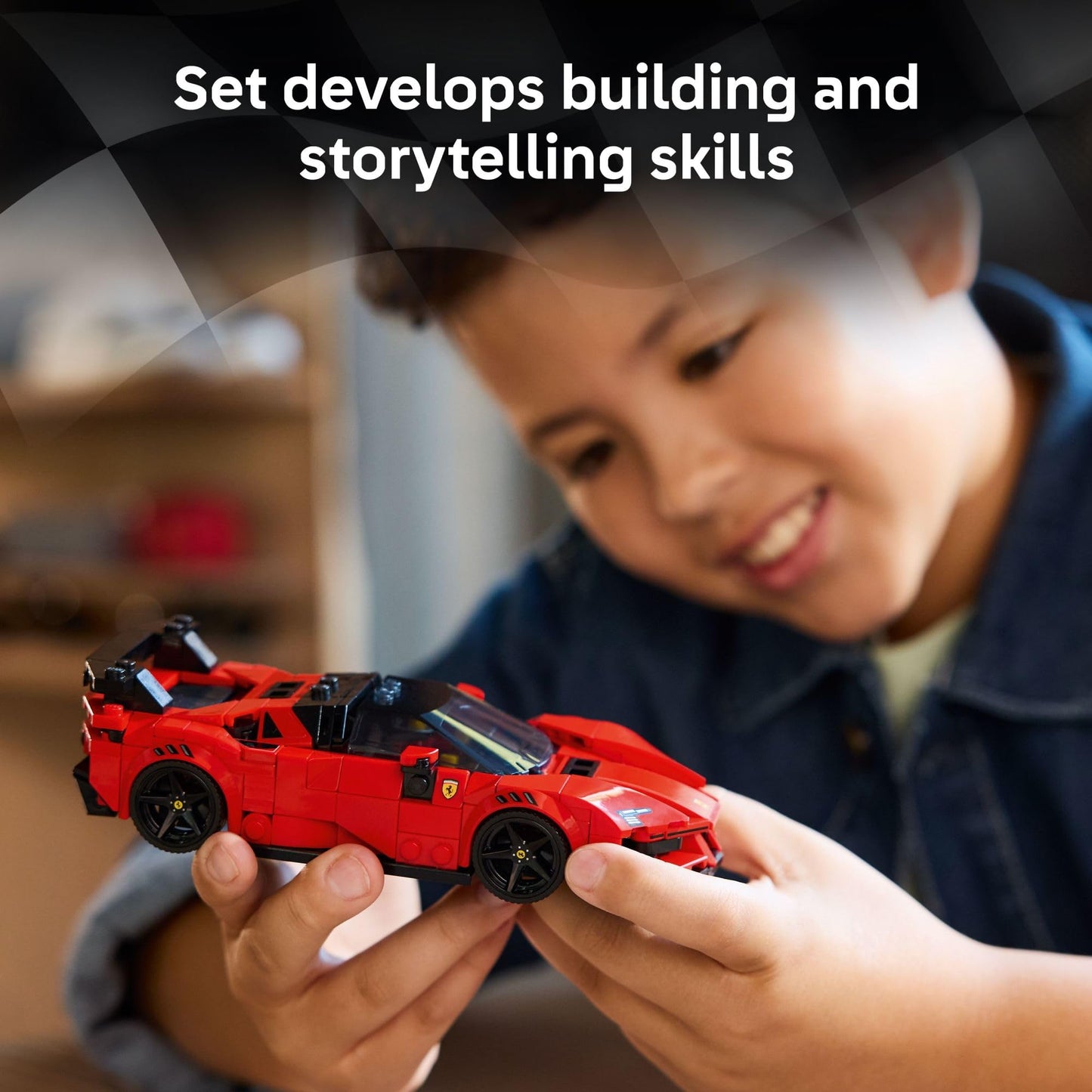 LEGO Speed Champions Ferrari SF90 XX Stradale Sports Car Building Toy for Kids - Building Set W/Ferarri Driver Minifigure for Boys & Girls, Ages 9+ - Gift Idea for Birthdays - 77254 - Available at All In One Marketplace Canada