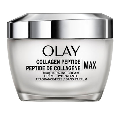 Olay Collagen Peptide Face Moisturizer, Firming Cream for Women, Fragrance-Free, Non-Greasy - Hydrating, Anti-Aging, Anti-Wrinkle, Smoothing of Fine Lines, Tightening Skin Care - Niacinamide, 50 mL