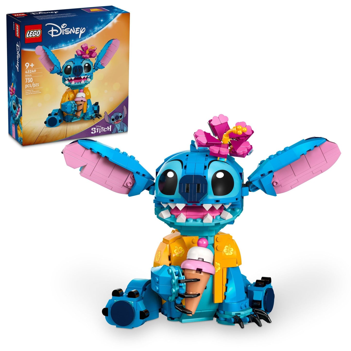 LEGO Disney Stitch Toy Building Kit, Toy for 9 Year Old Kids, Buildable Figure with Ice Cream Cone, Fun Gift for Girls, Boys and Lovers of The Hit Movie Lilo and Stitch, 43249 🍁 All In One Marketplace Canada