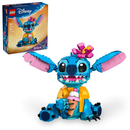 LEGO Disney Stitch Toy Building Kit, Toy for 9 Year Old Kids, Buildable Figure with Ice Cream Cone, Fun Gift for Girls, Boys and Lovers of The Hit Movie Lilo and Stitch, 43249 🍁 All In One Marketplace Canada
