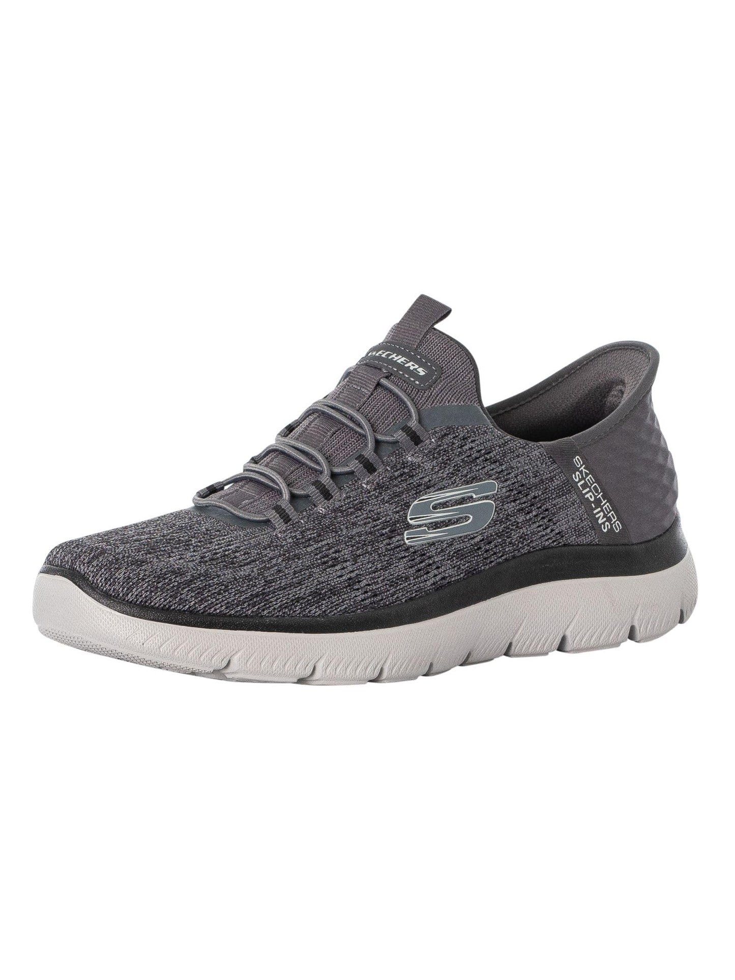 Skechers Men's Summits Key Pace Hands Free Slip-in Sneaker,Charcoal/Black,11 Wide 🍁 All In One Marketplace Canada