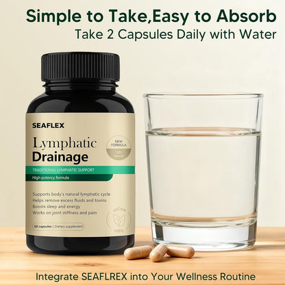 Lymphatic Drainage Capsules 60 Capsules – Lymphatic Drainage & Supports Cellulite Reduction - Available at All In One Marketplace Canada
