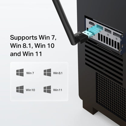 TP-Link USB Bluetooth Adapter for PC, Bluetooth 5.3 Dongle (UB500 Plus) - Long Range, Adjustable Antenna, Supports Windows 11/10/8.1/7 for Desktop, Laptop, Mouse, Keyboard, and More. 🍁 All In One Marketplace Canada
