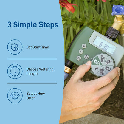 Orbit 58910 2-Outlet Programmable Digital Hose Watering Timer Orbit