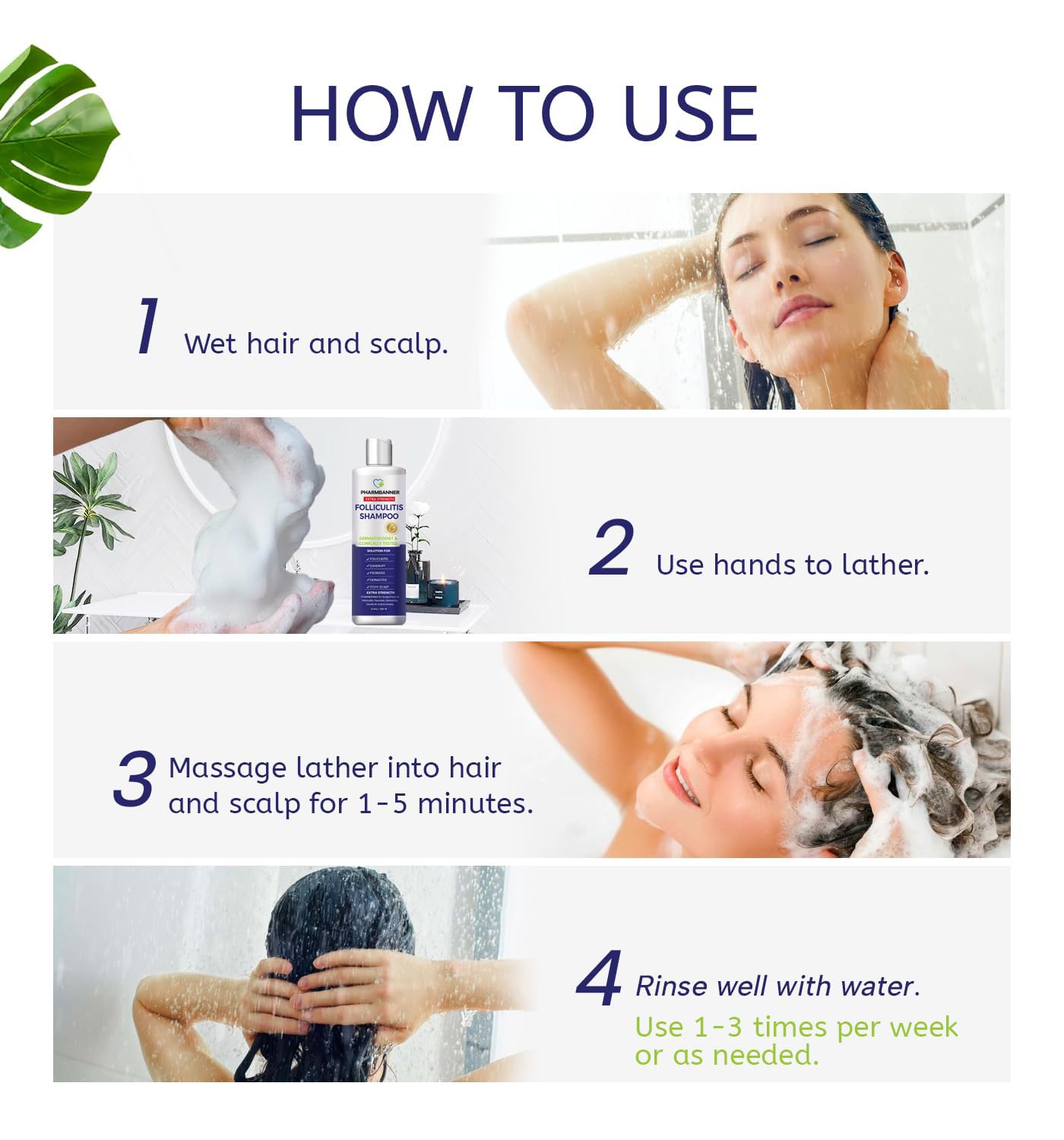 Folliculitis & Seborrheic Dermatitis Shampoo – Anti-Dandruff Scalp Care for Itchy, Flaky, Dry Scalp, Helps Relieve Irritation & Discomfort - Available at All In One Marketplace Canada