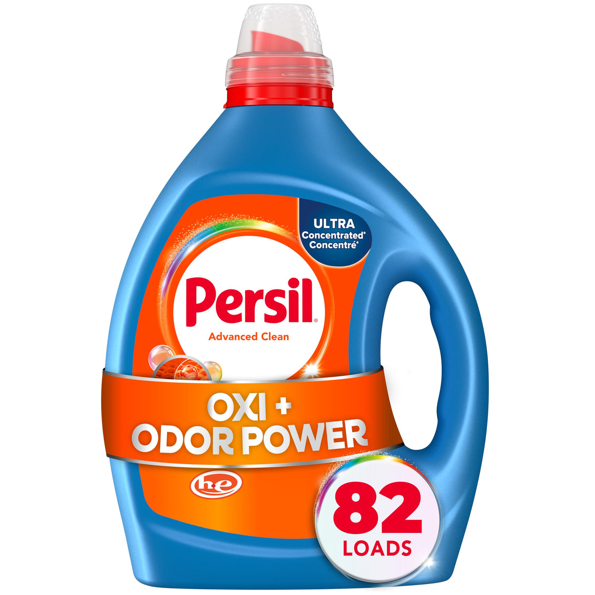 Persil 2X Concentrated Liquid Laundry Detergent, Oxi+Odor, 2.43L/82 Loads