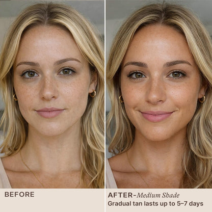 Self Tanning Drops - Natural & Organic Ingredients, Medium Face Tanning Drops to Add to Lotion, Moisturizing Bronzing Tanner for Face & Body, Toxin Free Tanner for Fake Tan - Available at All In One Marketplace Canada