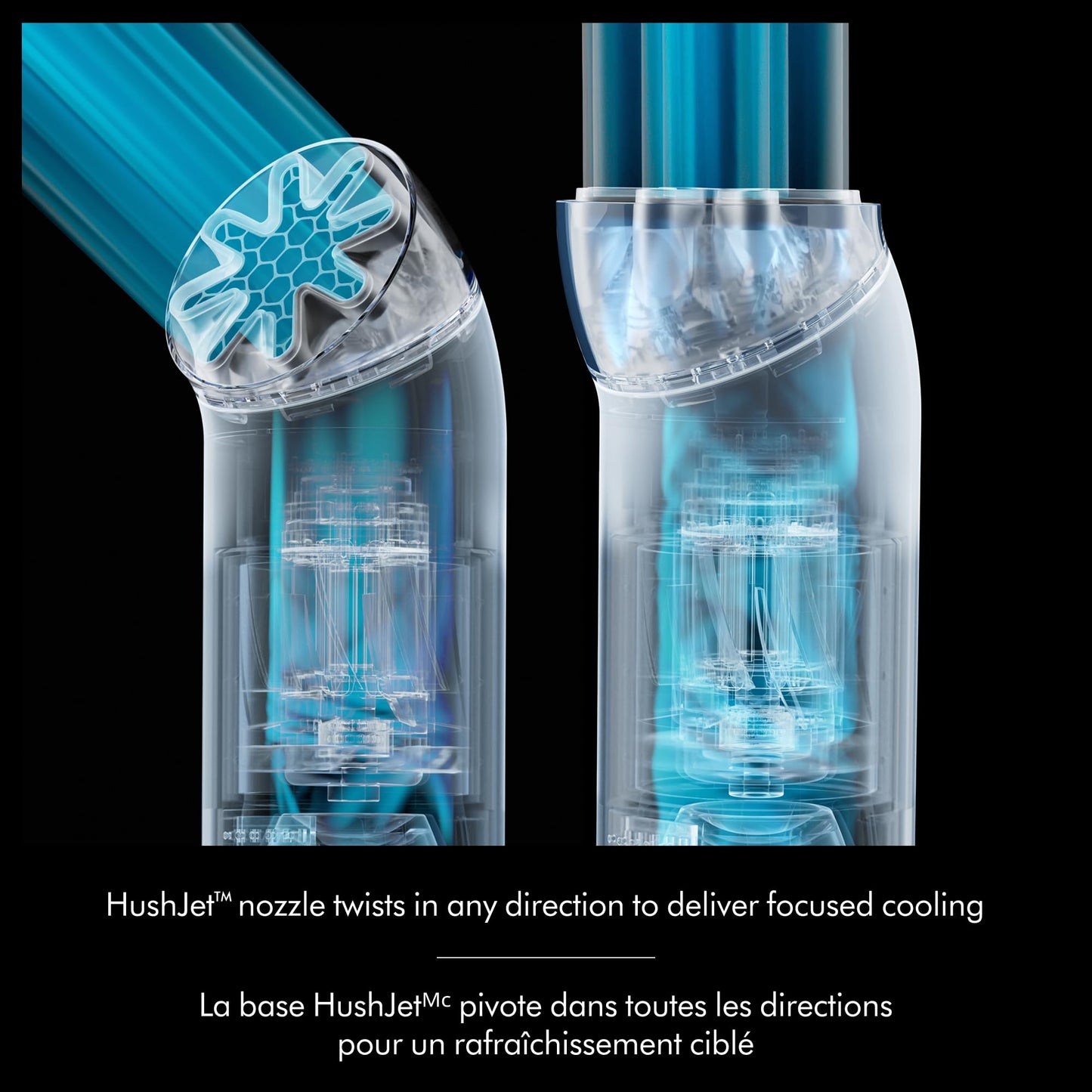 Dyson HushJet™ Mini Cool fan (Stone/Blush)